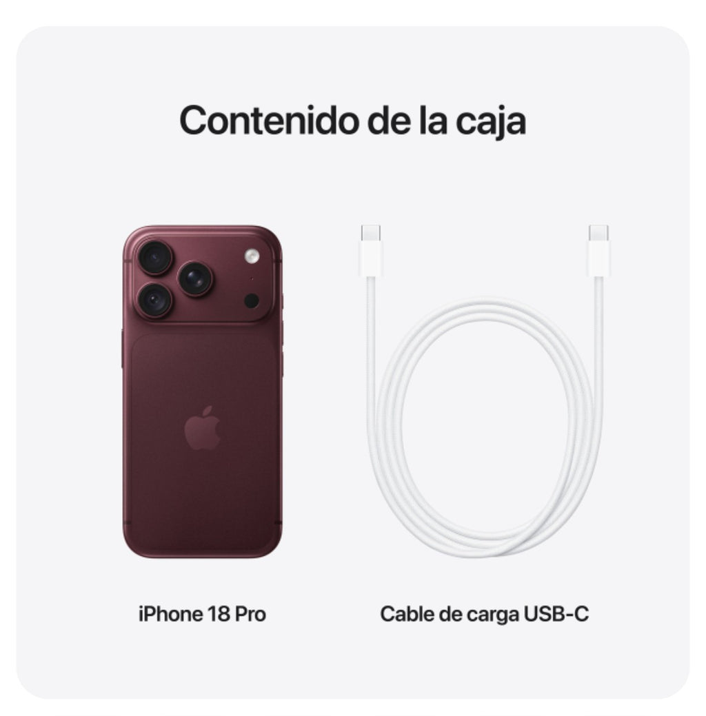 iPhone 18 Pro 256GB BURDEOS
