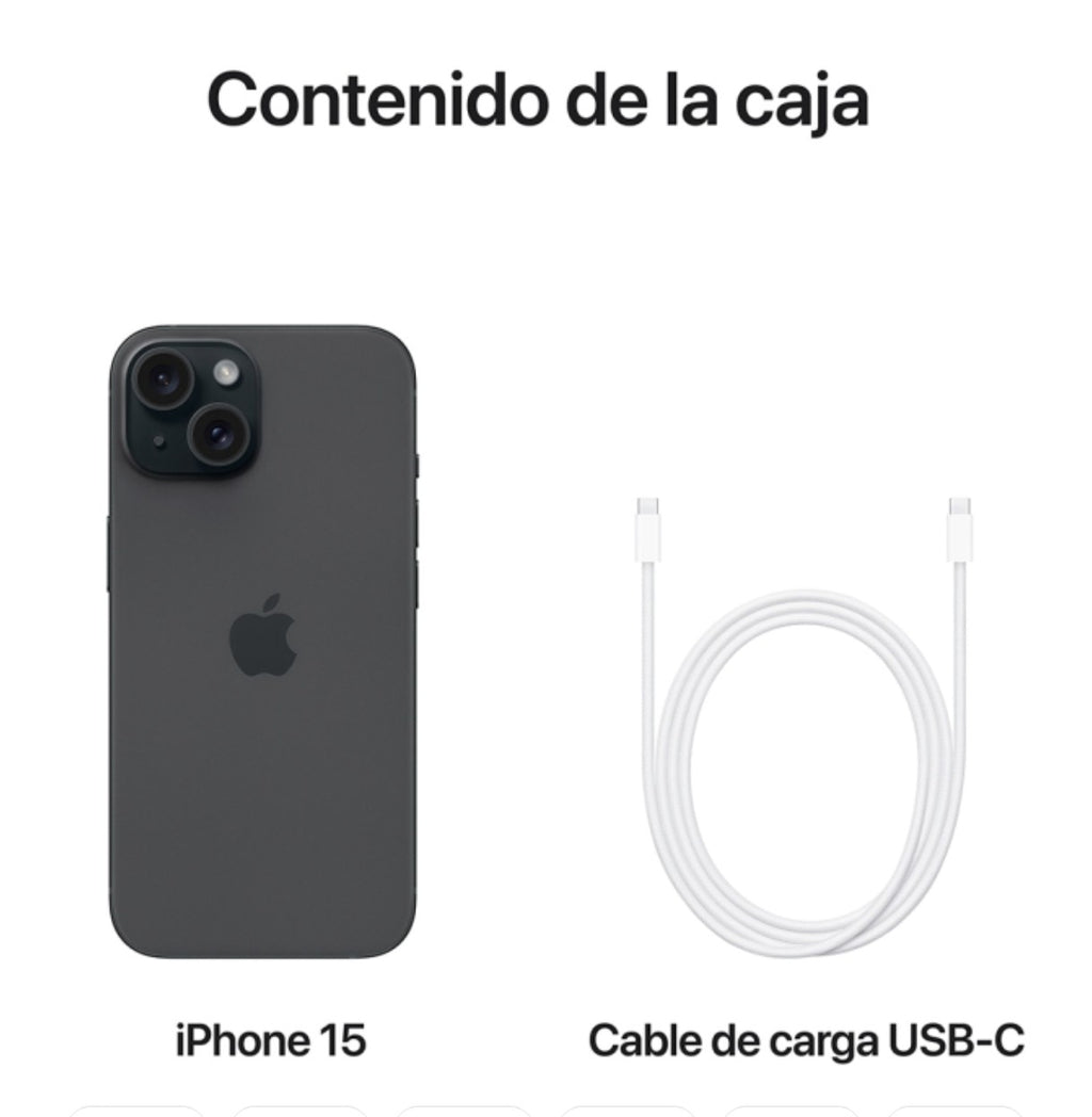 iPhone 15 128GB NEGRO