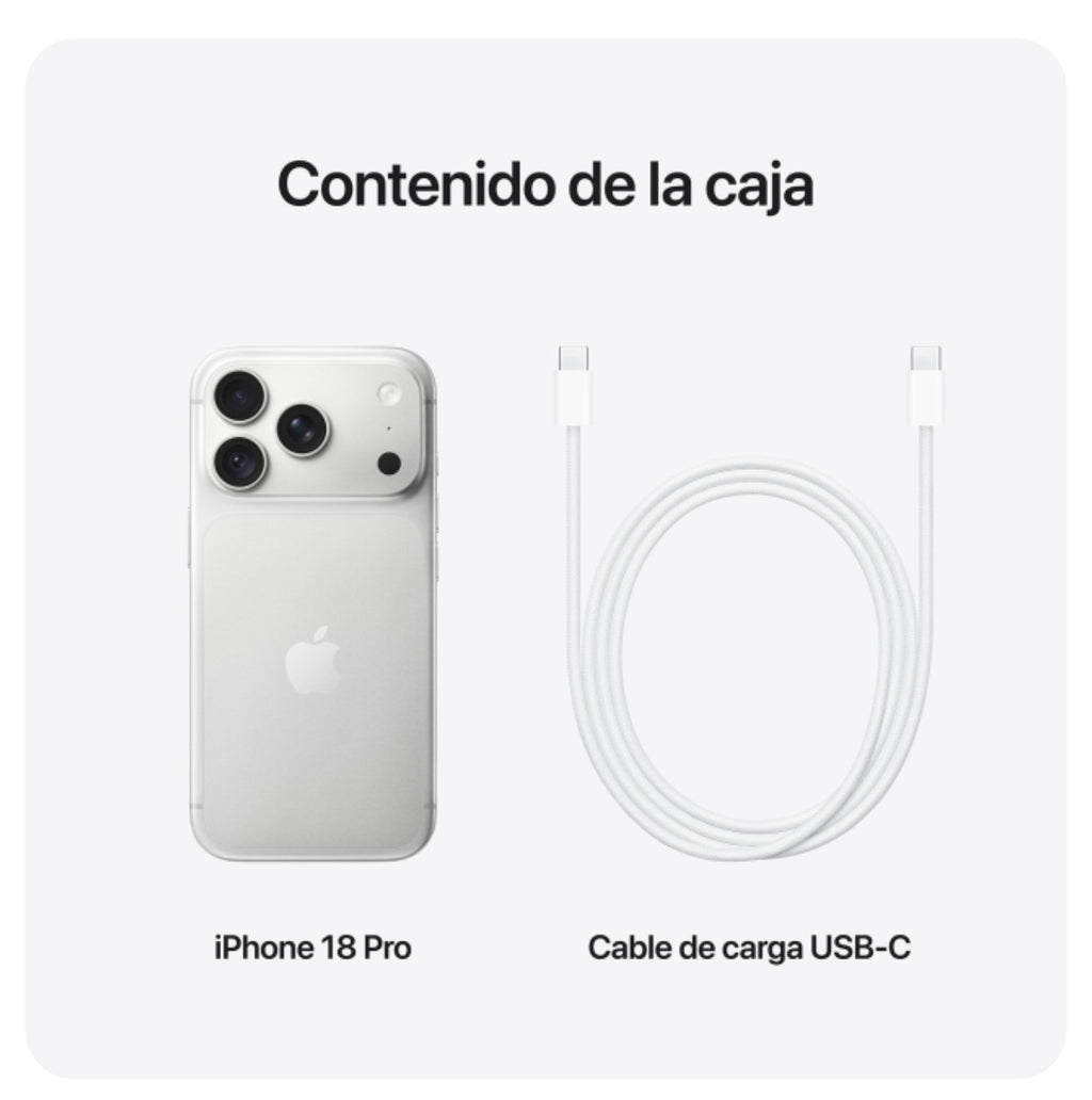 iPhone 18 Pro 256GB PLATA