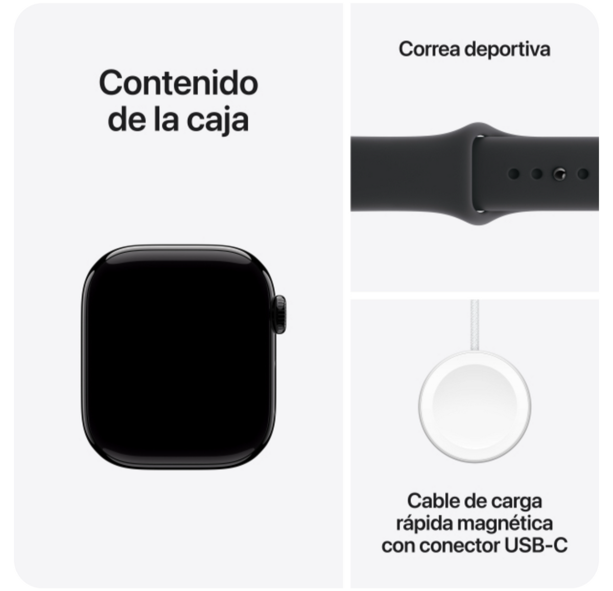 Apple Watch Series 11 46mm Negro azabache (S/M)