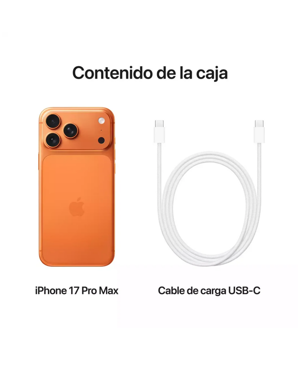 iPhone 17 PRO MAX Naranja Cósmico